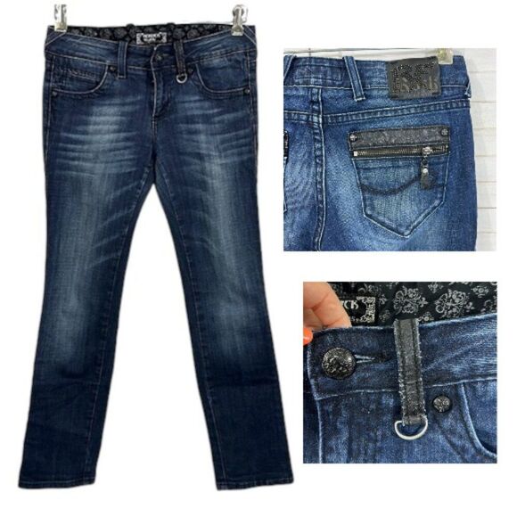 ReRock Express Jeans Size 4 Grunge For Express NWOT - Picture 1 of 15